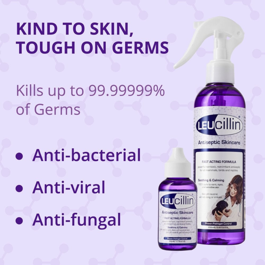 Leucillin Antiseptic Skin Care Spray (150 ml)