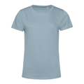 A light blue short-sleeve crewneck t-shirt displayed on a clean white background.